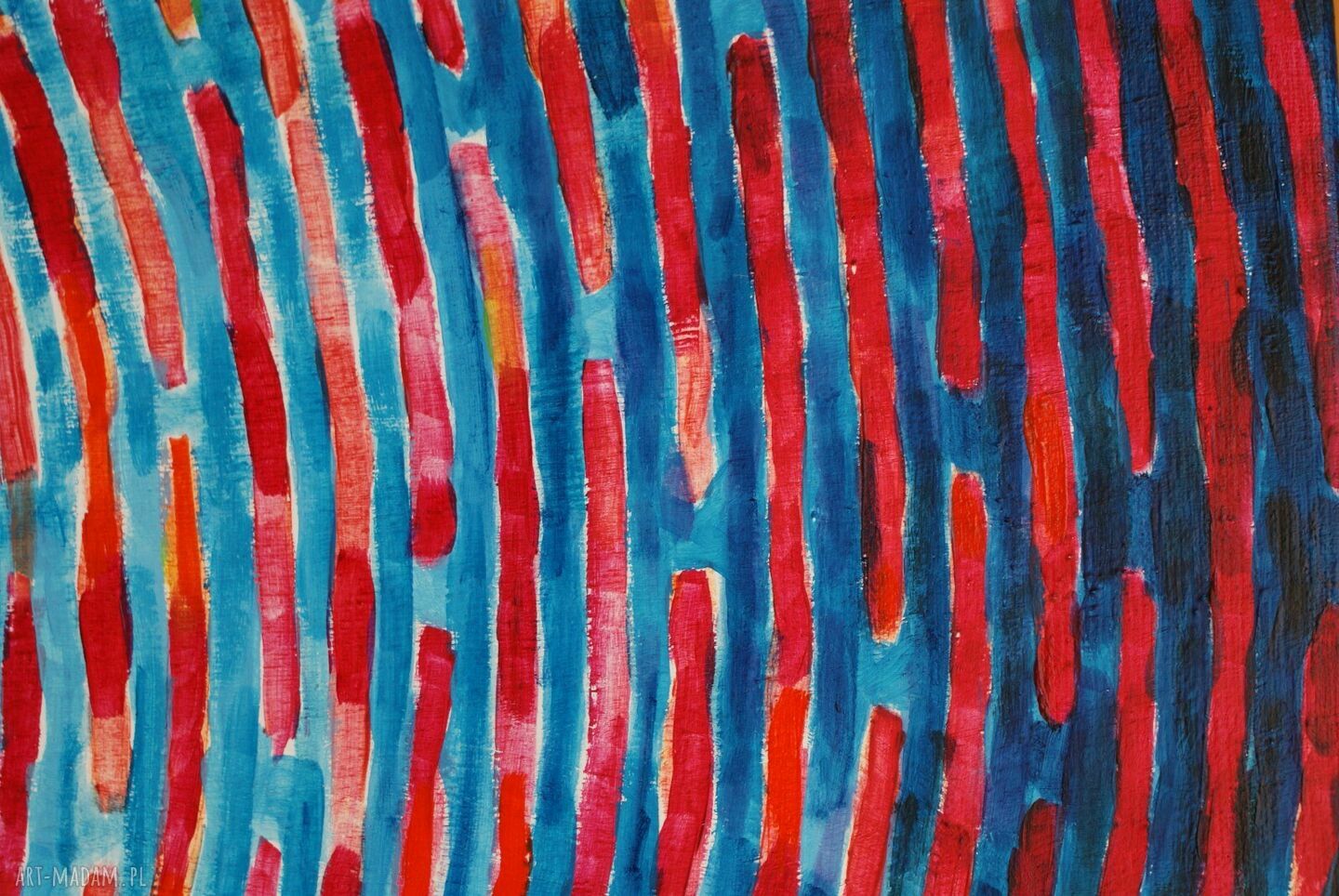 Duży obraz na płótnie - Pulsująca kula (olej, 100x70 cm)
