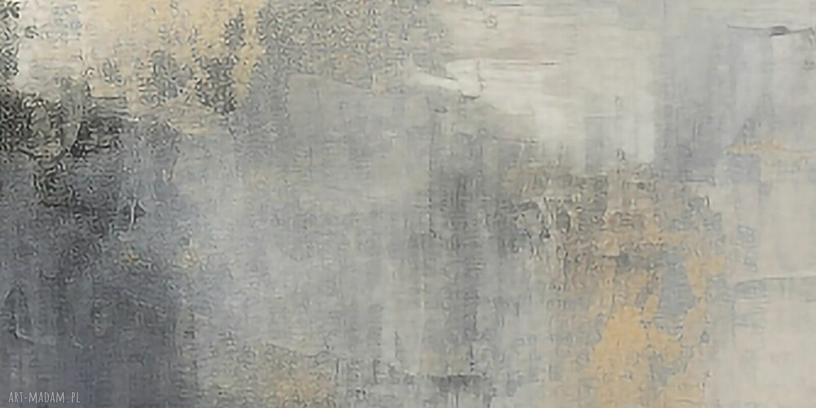 Duży obraz abstrakcyjny na płótnie 120x80 cm - szaro-beżowy loft