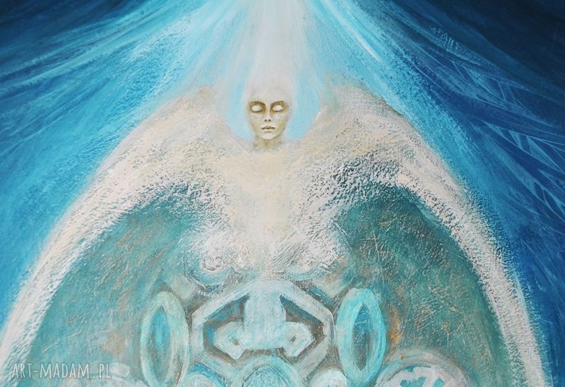 Dwoistość narratora - surrealistyczny obraz akrylowy 60x80 cm