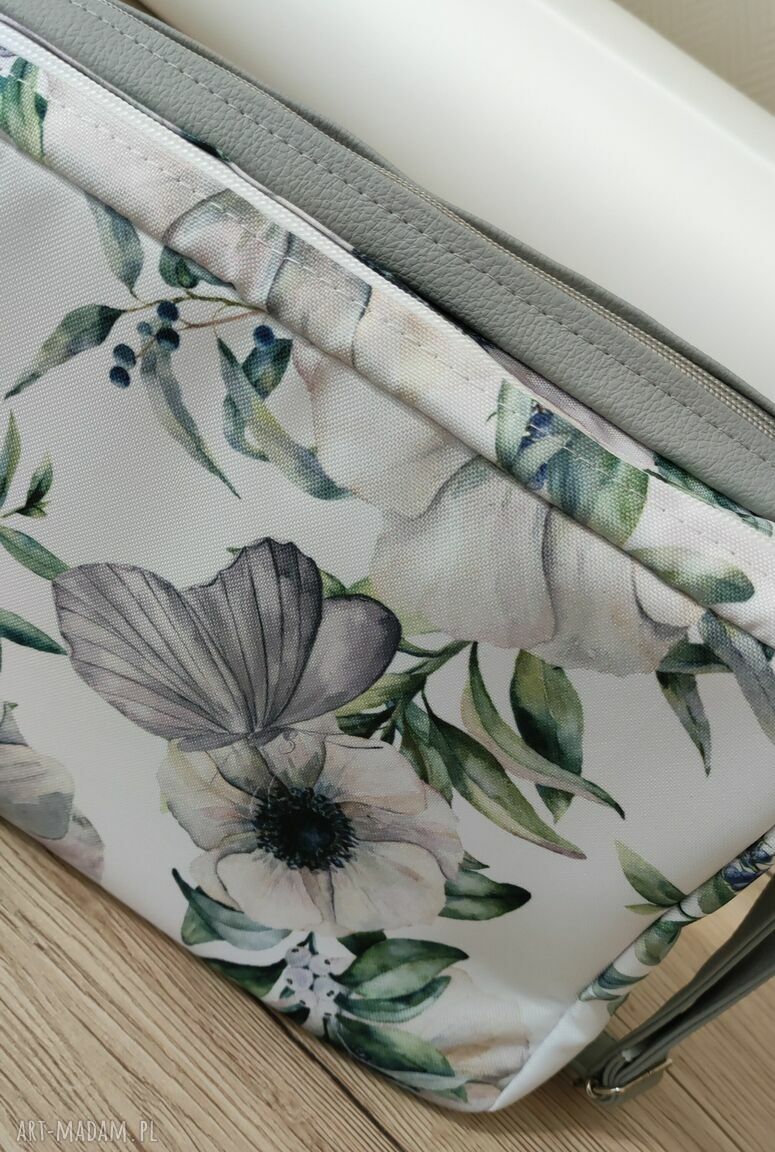 Dwupak - Motyle - torebka na ramię crossbody (handmade)