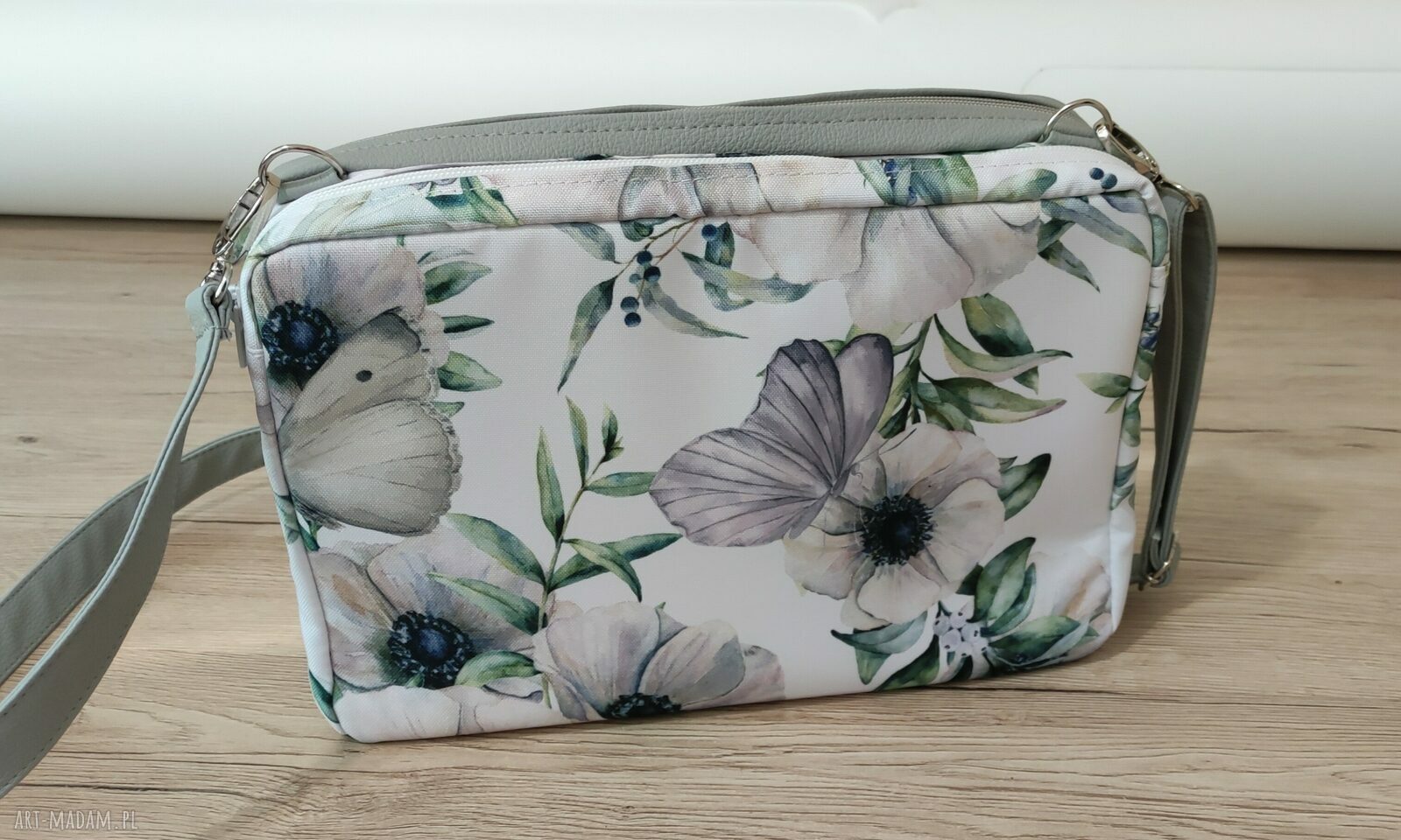 Dwupak - Motyle - torebka na ramię crossbody (handmade)