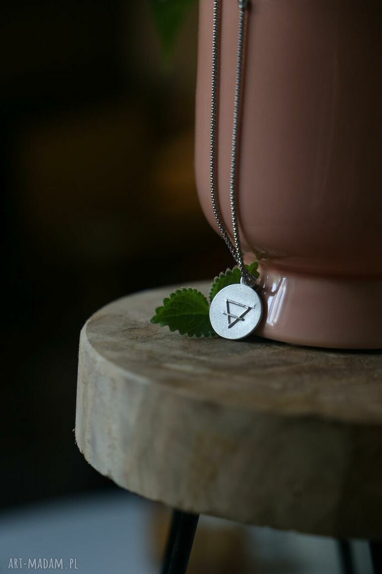 Dwustronny amulet Żywiołu Ziemi - srebro 925 dla kobiet