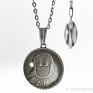 handmade naszyjniki dwustronny medalion moneta varal morghulis 0737sps