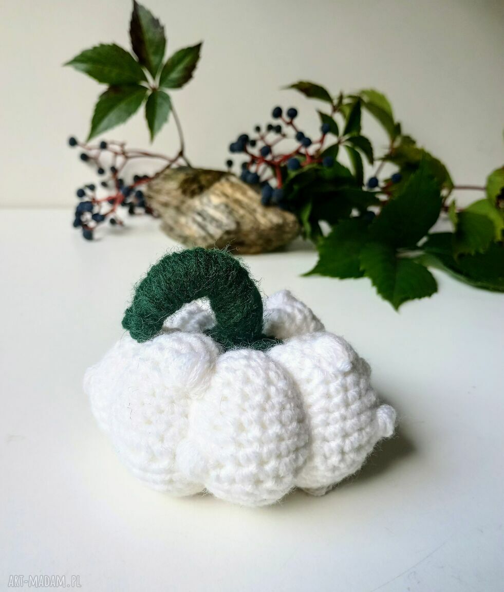 Kolorowa dynia szydełkowa handmade na Halloween i jesień - wybierz swój kolor