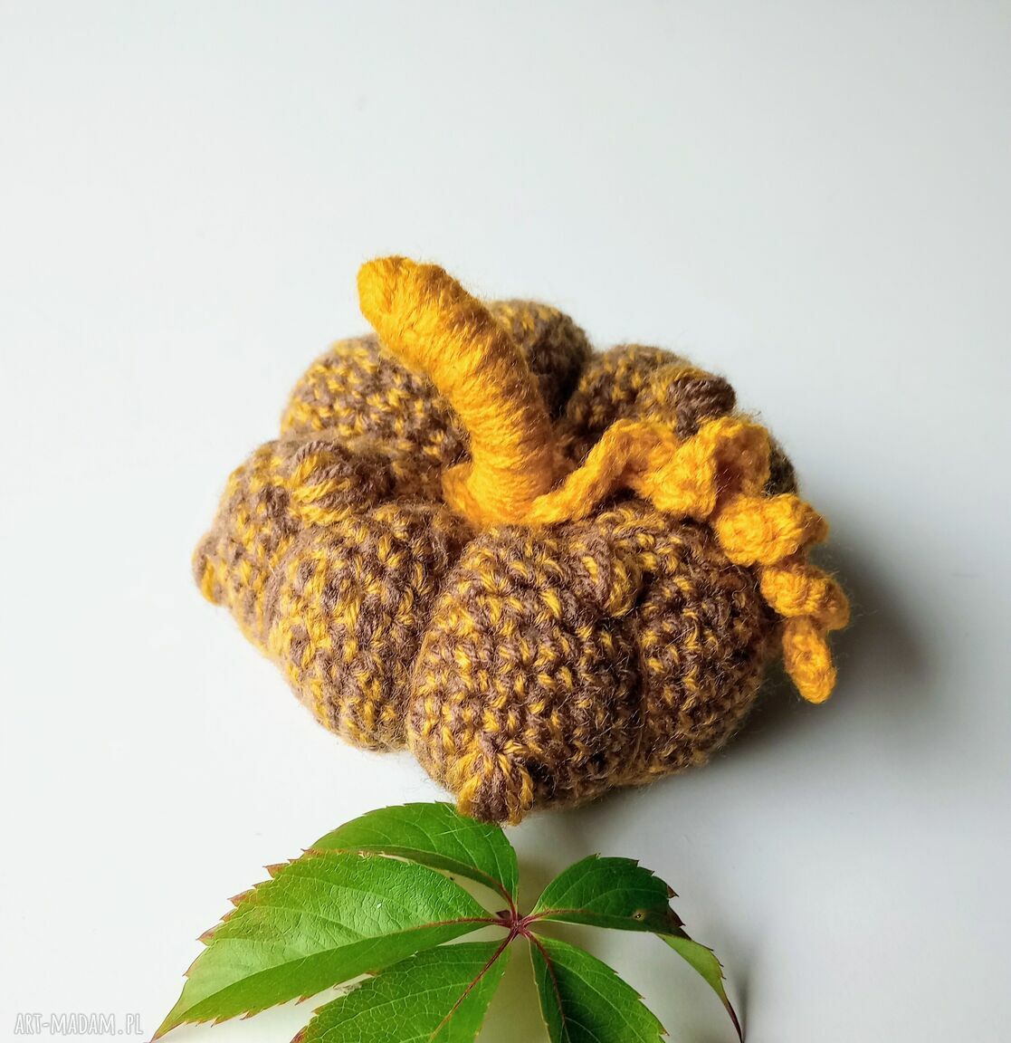 Kolorowa dynia szydełkowa handmade na Halloween i jesień - wybierz swój kolor