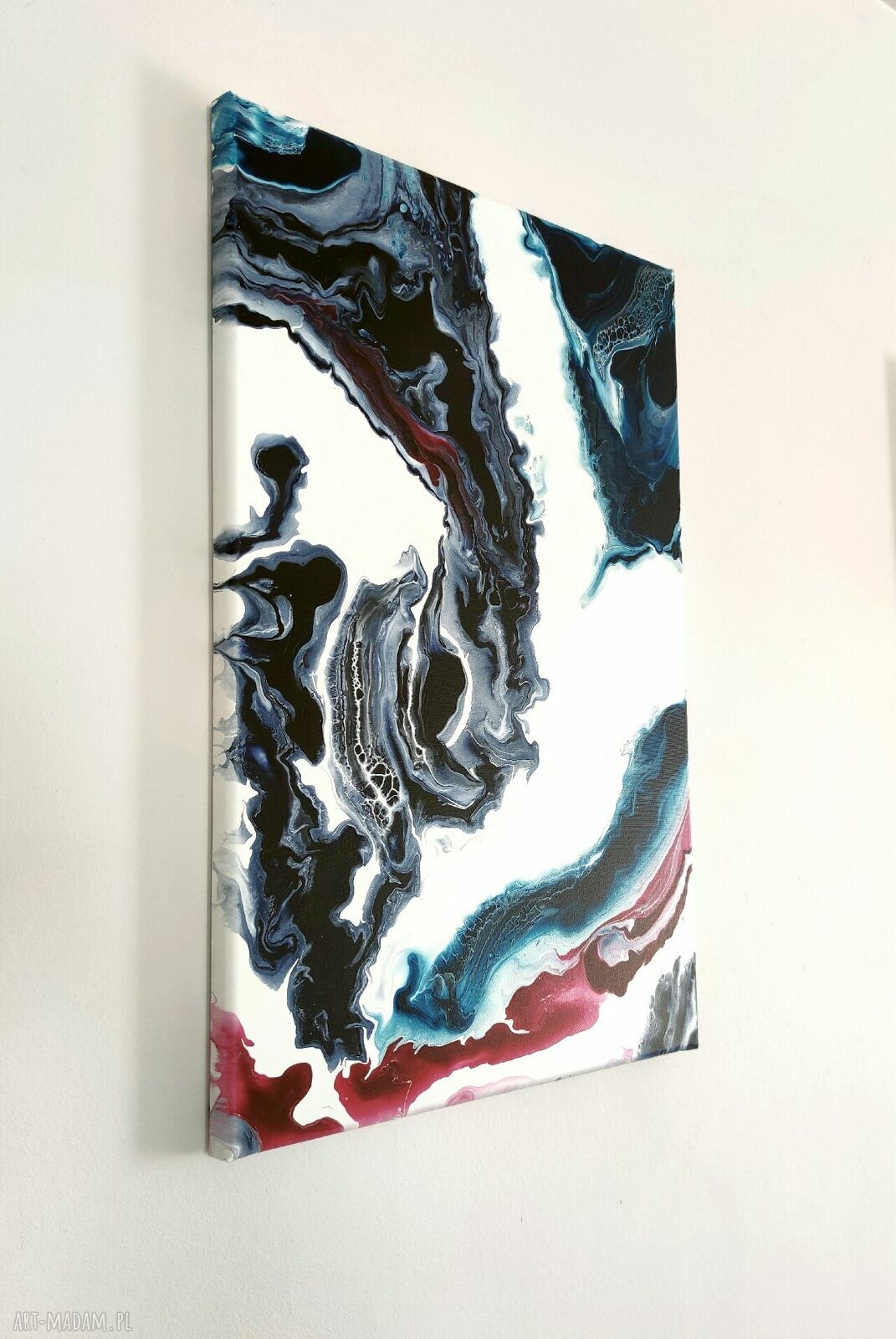 Dyptyk BOSKI 2 - ręcznie malowany akryl 2x40x60