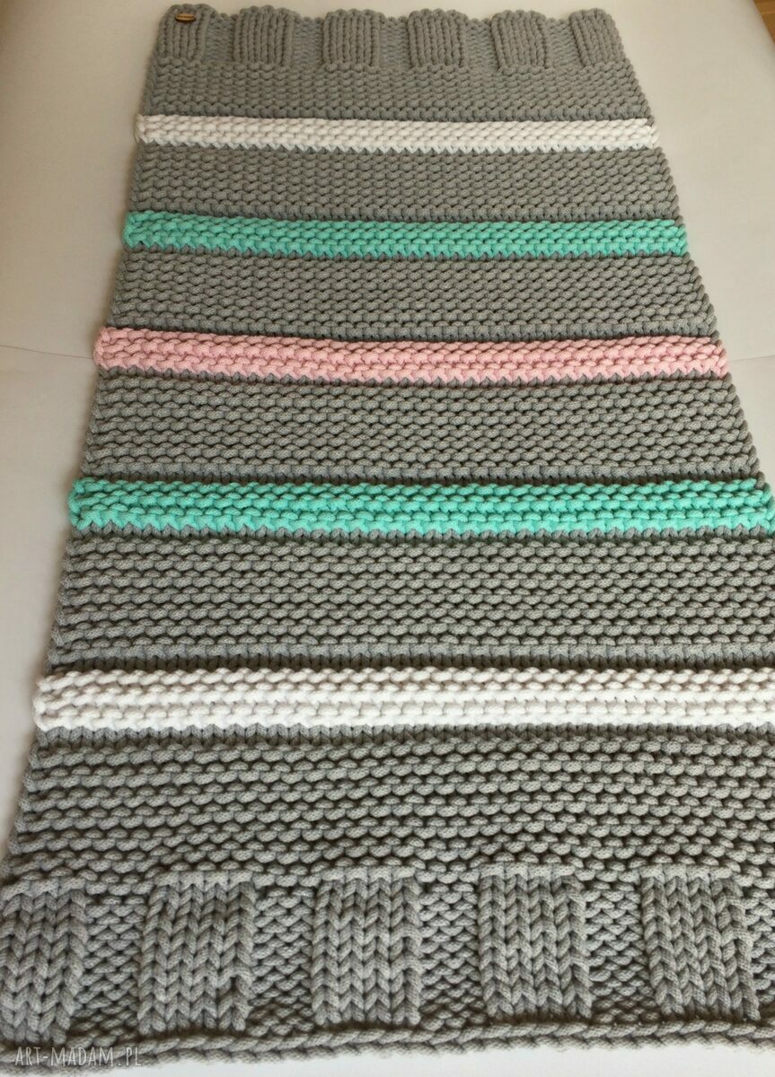 Dywan Candy ze sznurka bawełnianego 100x50 cm do pokoju dziecka