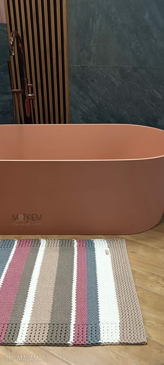 Dywan chodnik Claude 60 x 100 cm ze sznurka bawełnianego - unikat do Twojego wnętrza