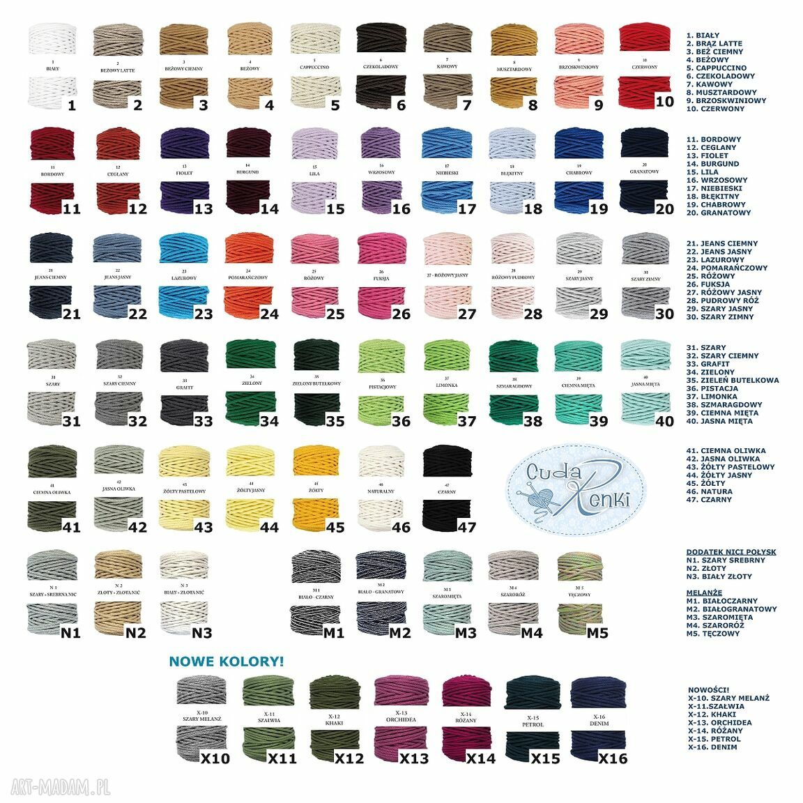 Dywan Classic Lace 100 cm - klasyczny, okrągły wzór z bawełnianego sznurka