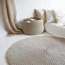 handmade dywany bardzo gruby pleciony dywan jumbo 100 cm
