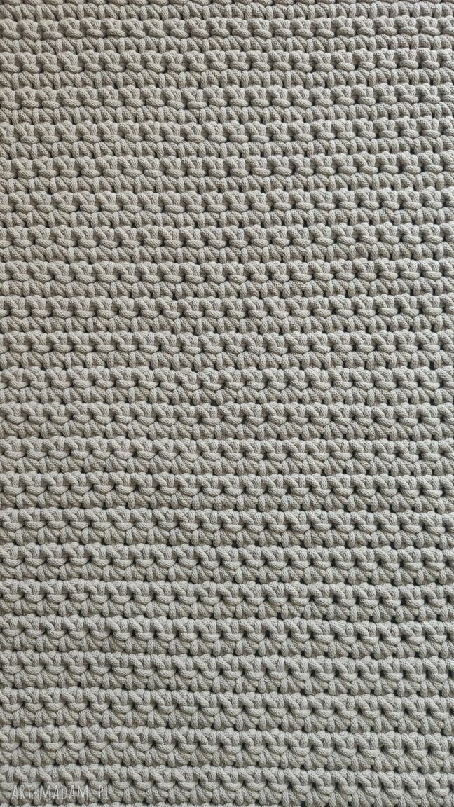 Dywan prostokątny dwustronny ze sznurka bawełnianego 5 mm 120x80 cm