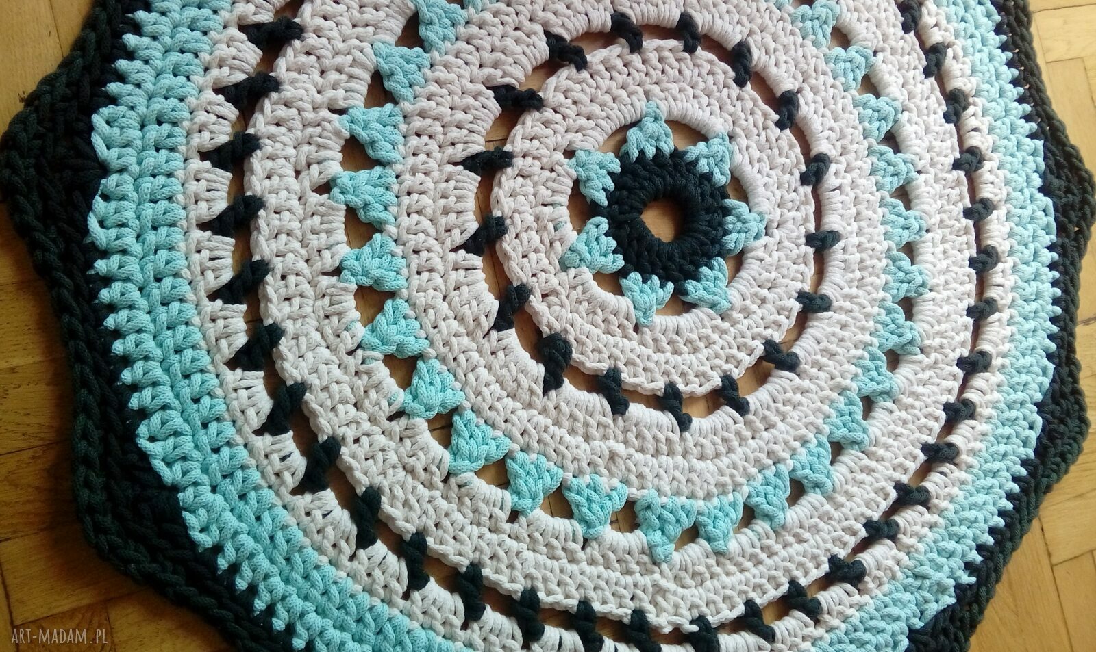 Dywan The Quendi - ręcznie robiony dywan ze sznurka 95 cm
