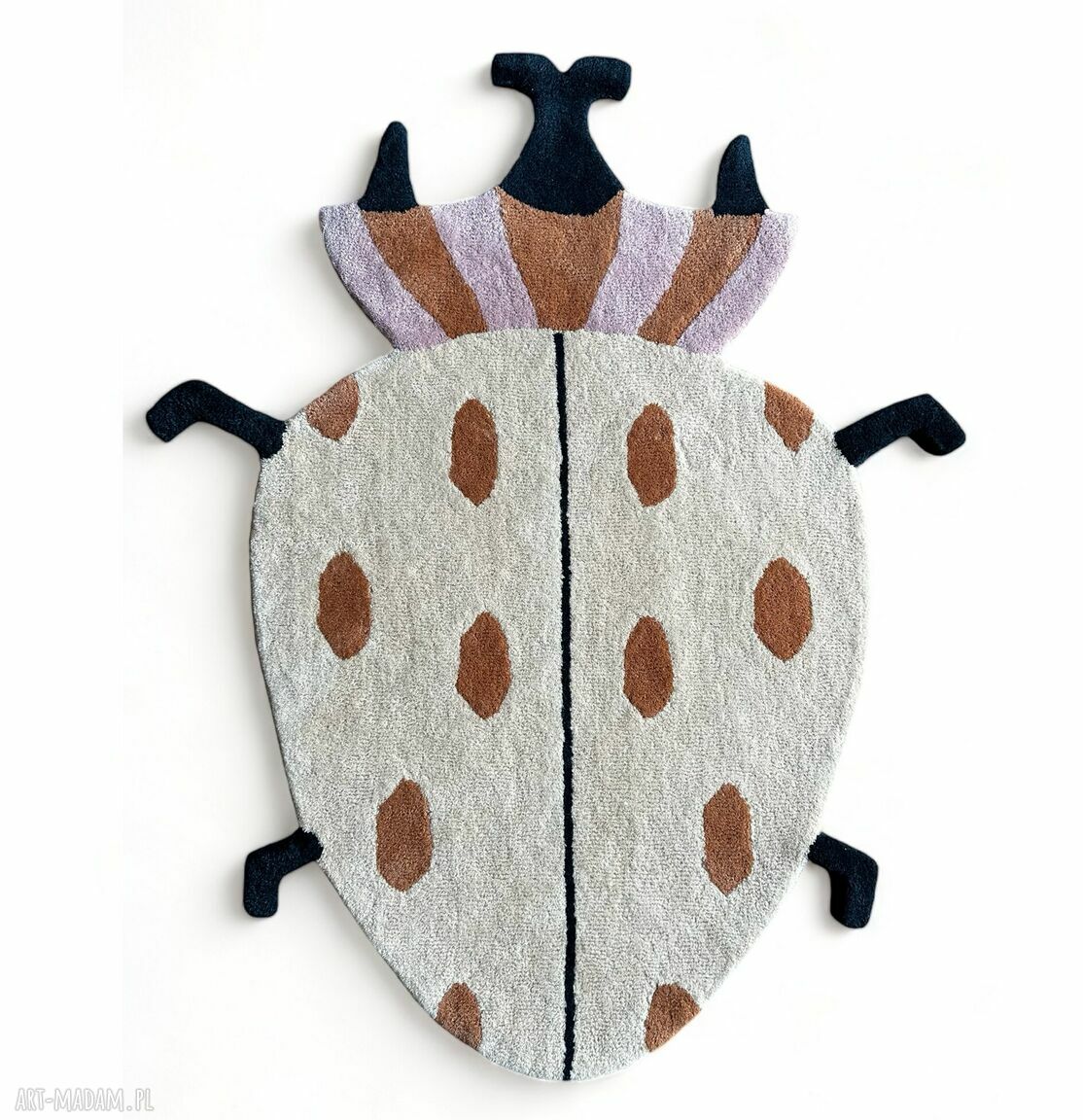 Dywan wełniany Max beetle 120 x 96 cm - ręcznie tuftowany