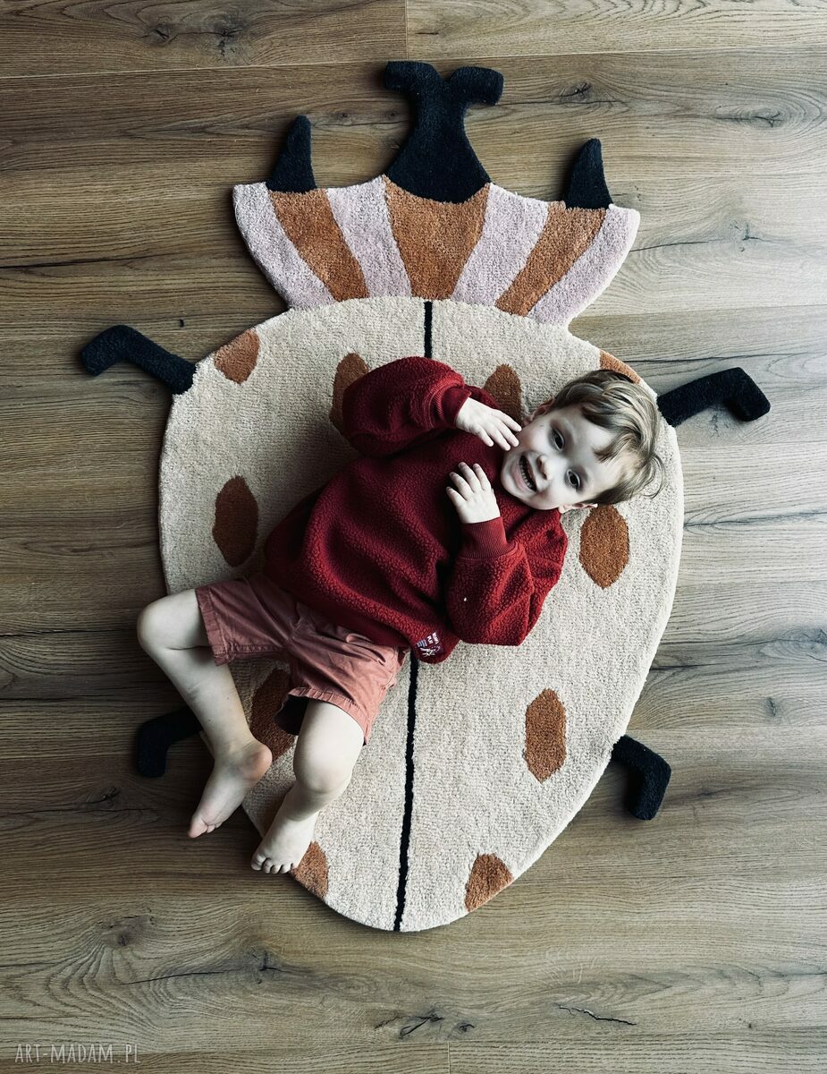 Dywan wełniany Max beetle 120 x 96 cm - ręcznie tuftowany