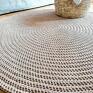 ręczne wykonanie dywany okrągły dywan o średnicy 120 cm
