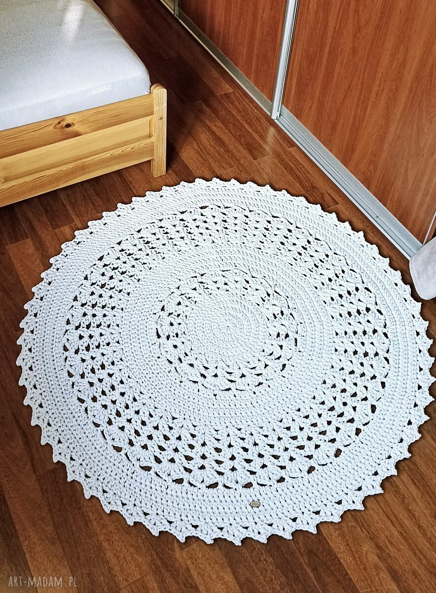 Dywan ze sznurka ażurowy 100 cm - wiele kolorów