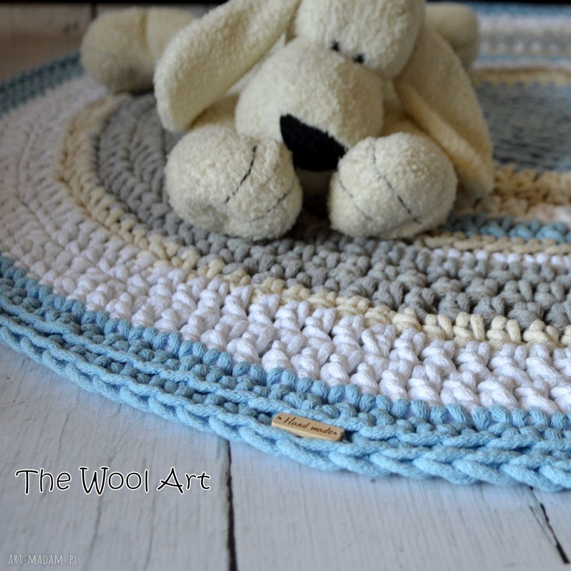 Dywanik zamówienie maria dla dziecka pokoik bawełniany