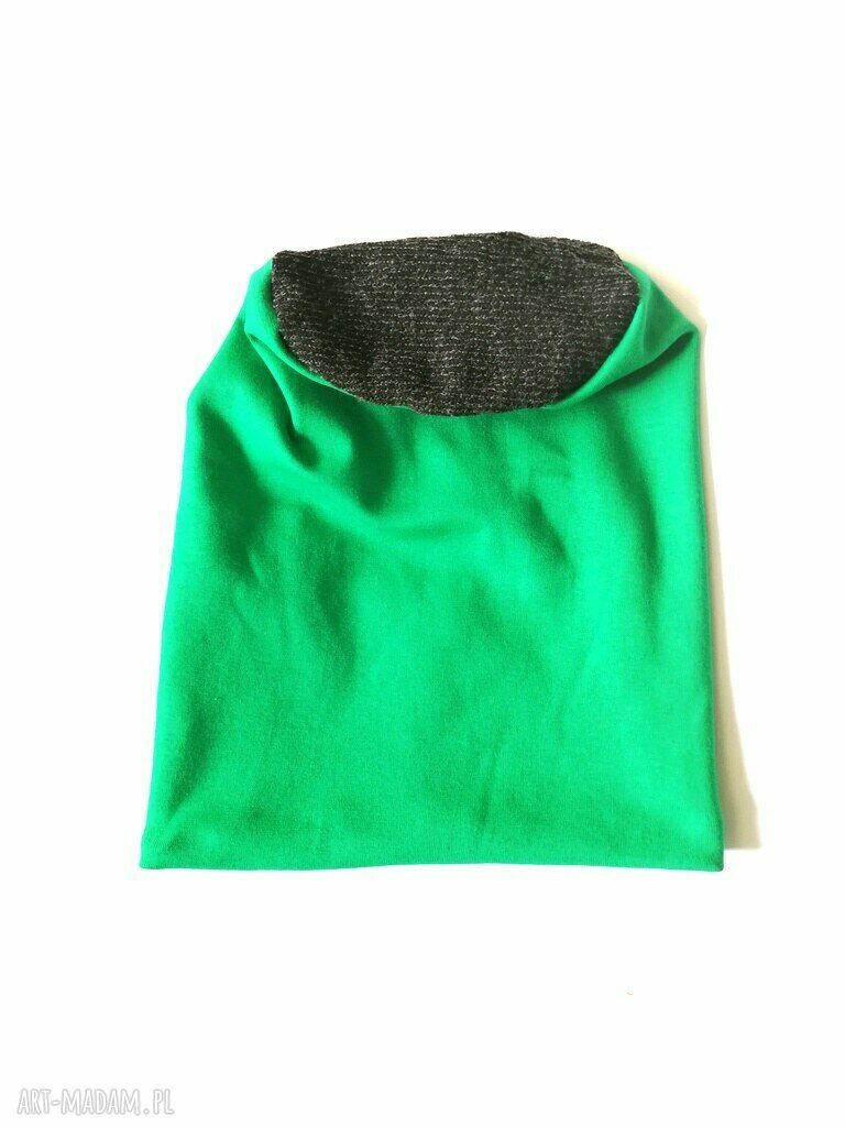 Czapka dzianinowa wiosenna na podszewce unisex - Ruda Klara
