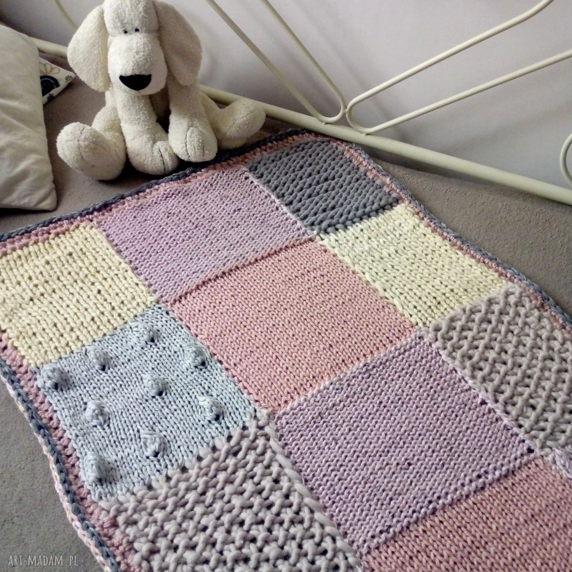 Dziecięcy kocyk dziecko koc pled pokój narutach ciepły przytulny