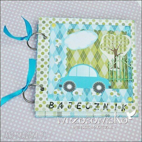 Bajecznik dla chłopca dziecko bajka scrapbooking Śliczny folder