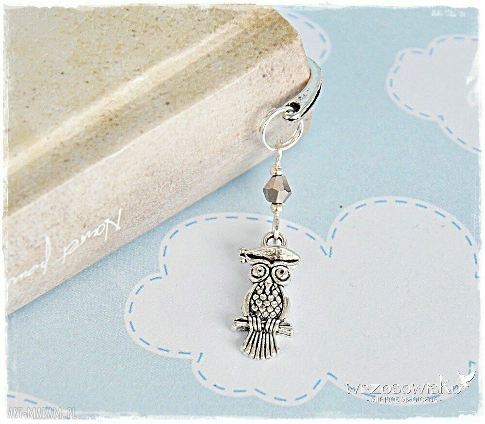 Sówka mini zakładka Handmade