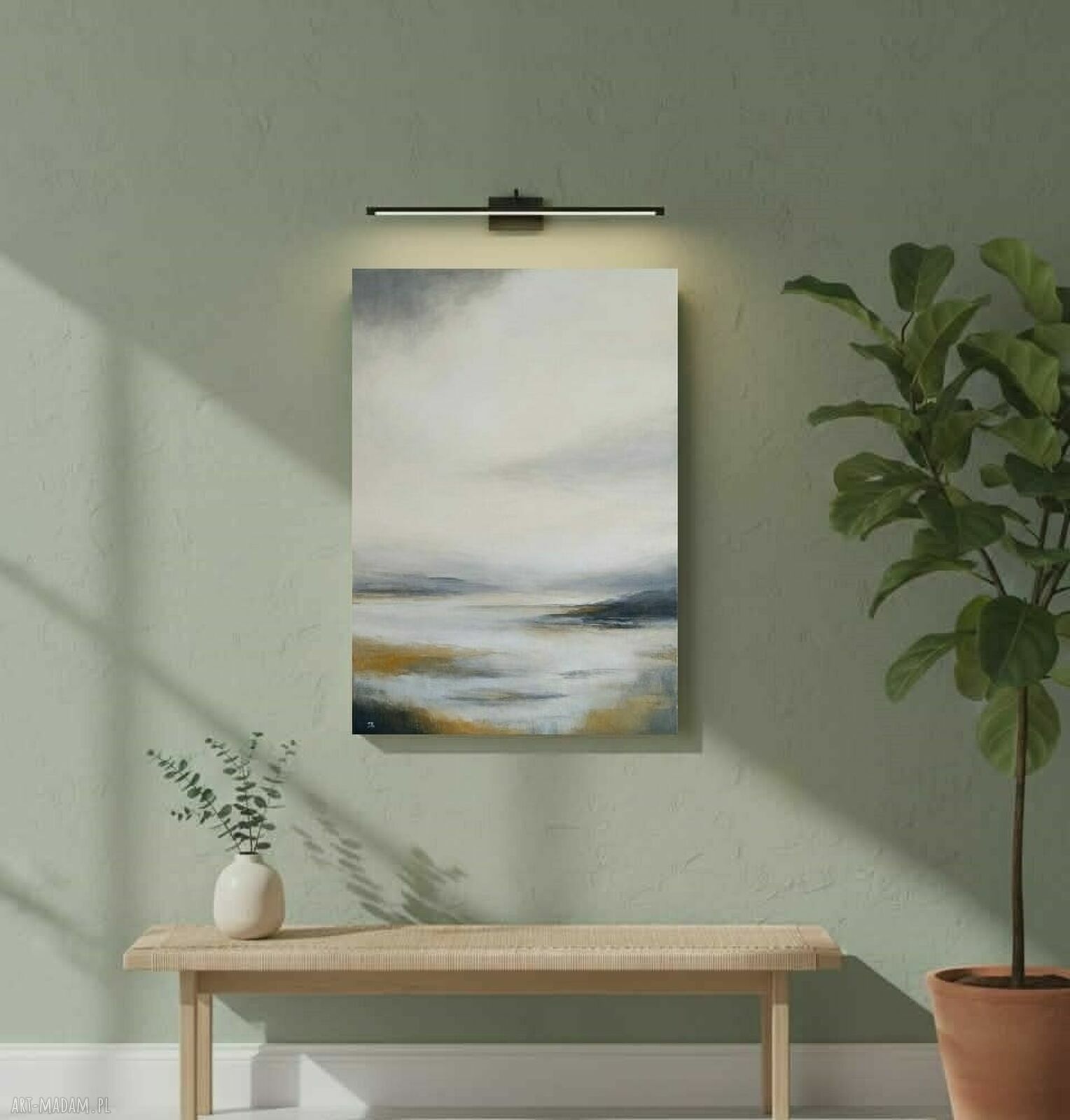 Dzień nad morzem - obraz akrylowy na płótnie 70x50 cm