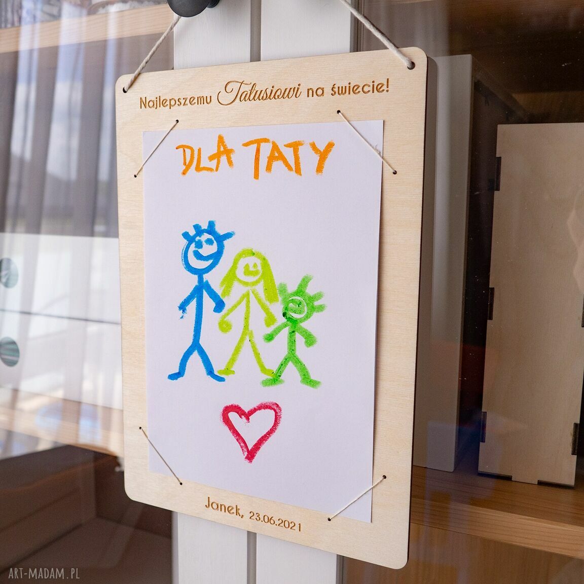 Dzień Ojca - ramka na laurkę lub rysunek A4 dla taty