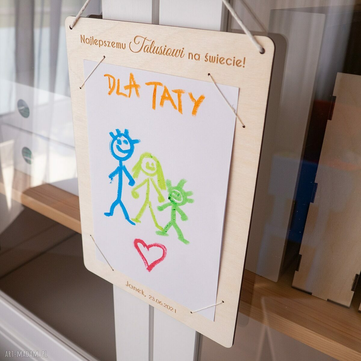 Dzień Ojca - ramka na laurkę lub rysunek A4 dla taty