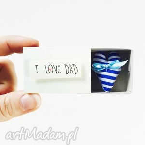 pudełeczko pozapałkowe i love dad - kocham cię, dzień taty