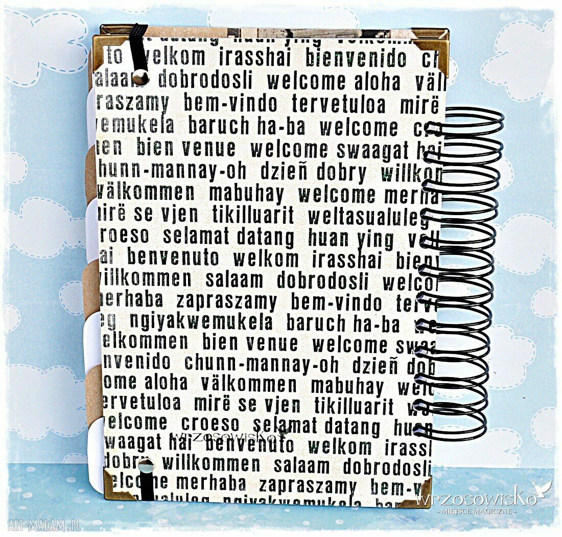 Planer Podróży/Dziennik Podróży ręcznie wykonane