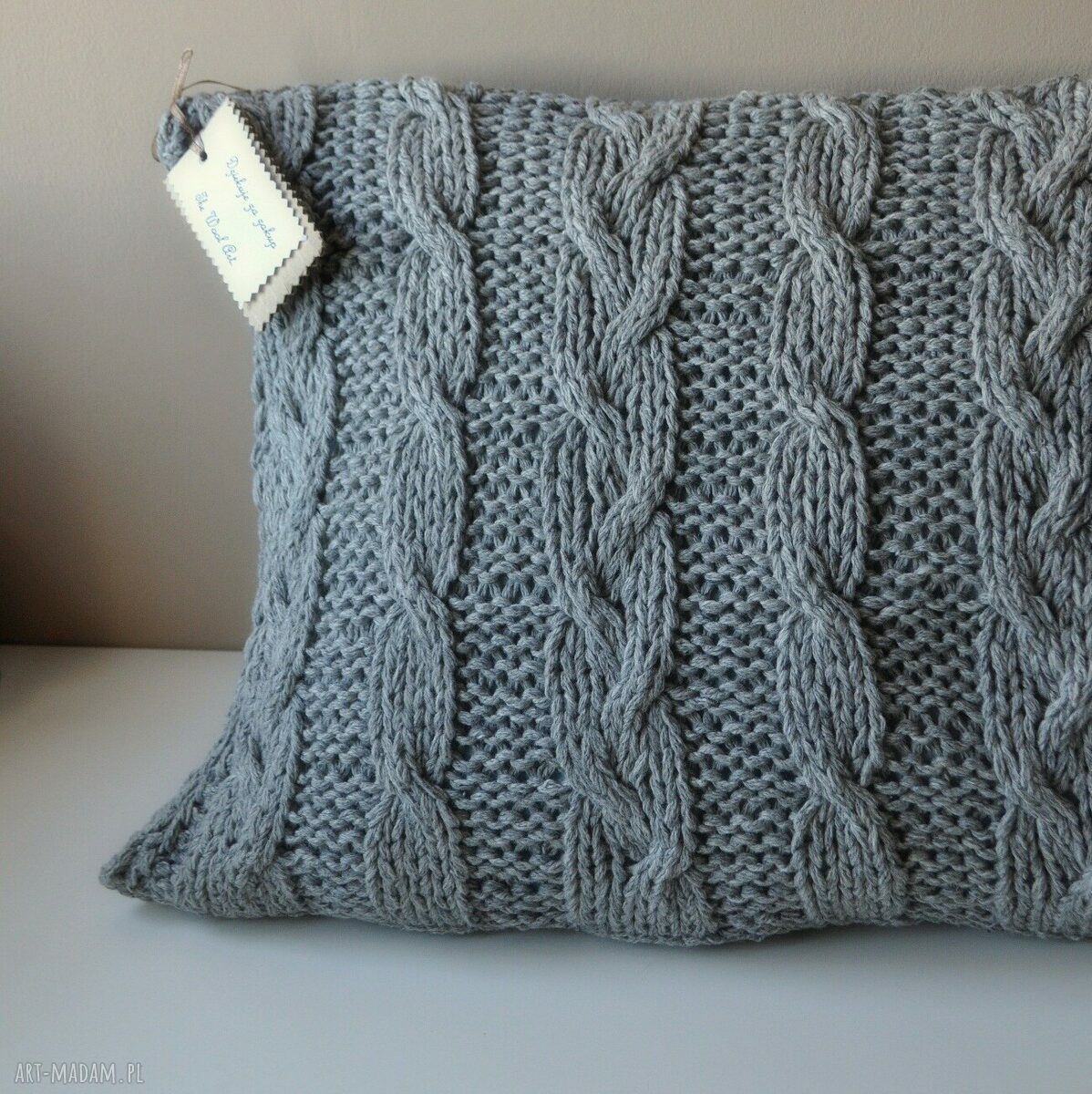 dom: poszewka na poduszkę handmade
