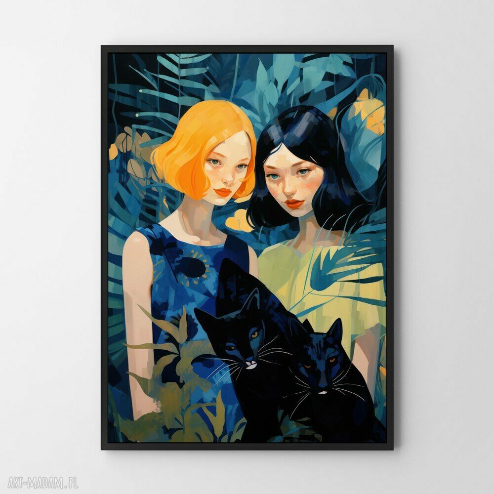 Plakat Dziewczyny - format 61x91 cm do salonu