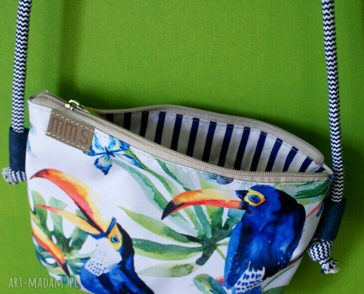 MINI VEGAN TUKANY SZNUREK handmade