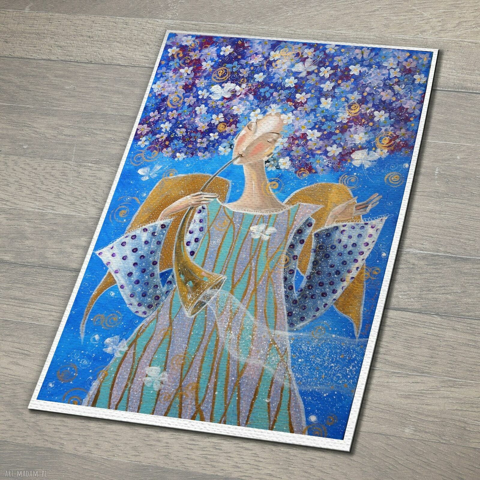 „Dźwięki lata” - plakat z aniołem Mariny Czajkowskiej