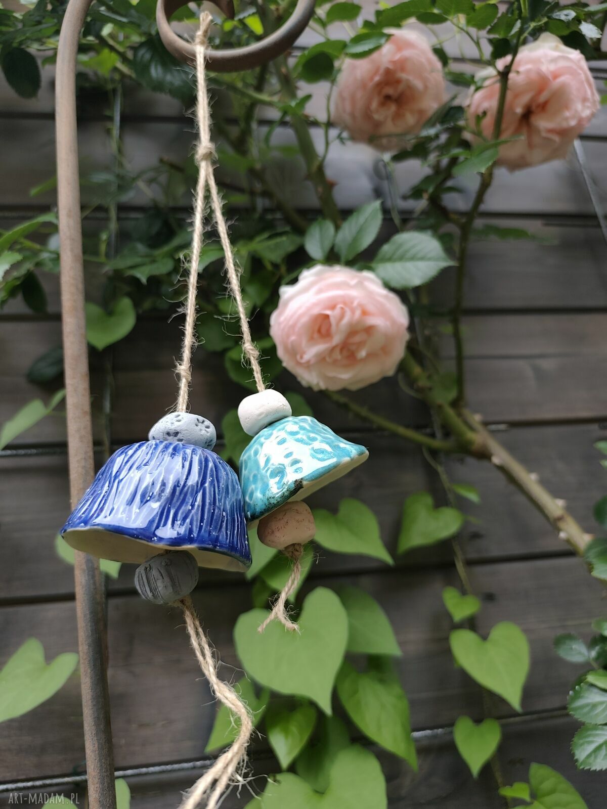 Ceramiczny dzwonek na prezent - zestaw 2 szt.