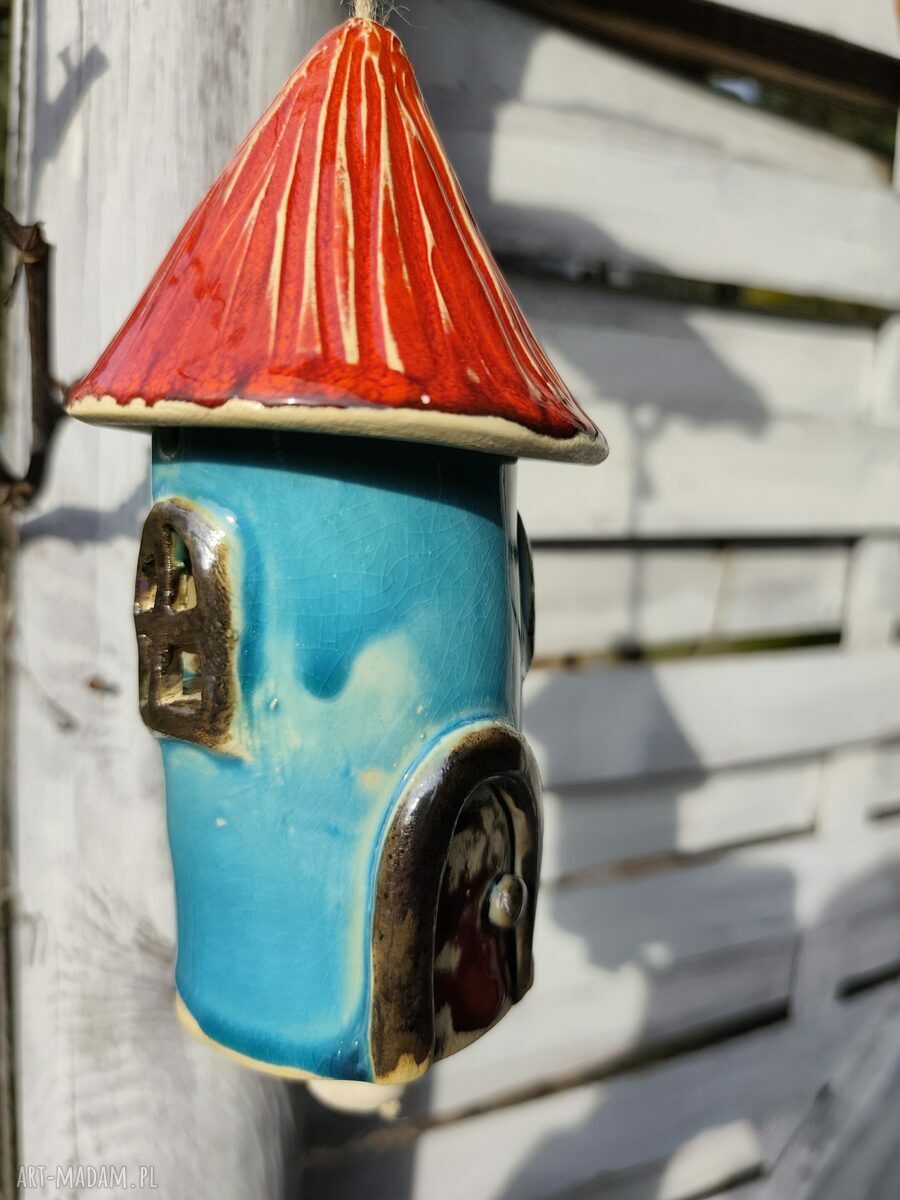 Dzwonek ceramiczny Wolna Chwila - dekoracja ogrodu i na balkon