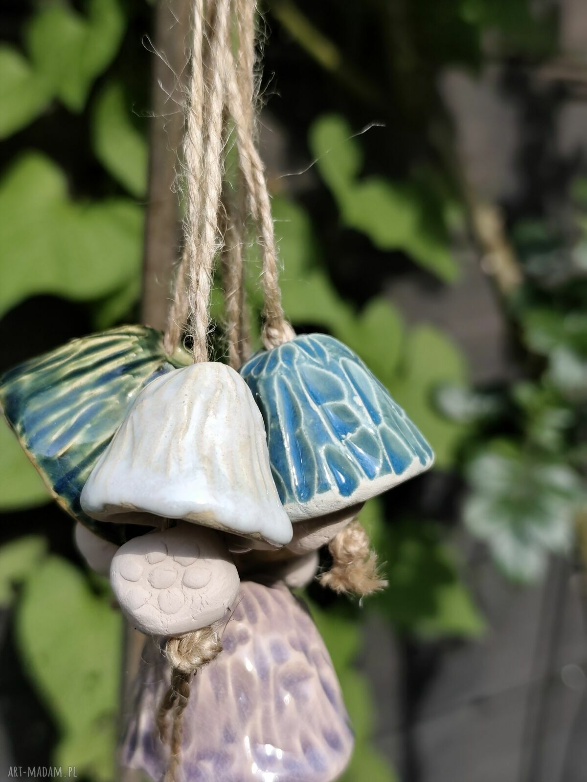Dzwonek ceramiczny mały - zestaw 5 sztuk