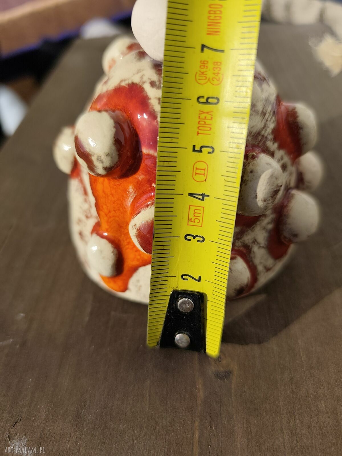 Ceramiczny dzwonek na balkon i do ogrodu - dzwoneczek Wolna Chwila