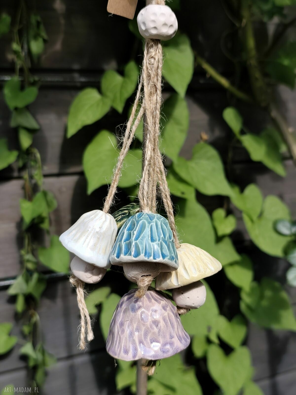 Dzwonek ceramiczny mały - zestaw 5 sztuk