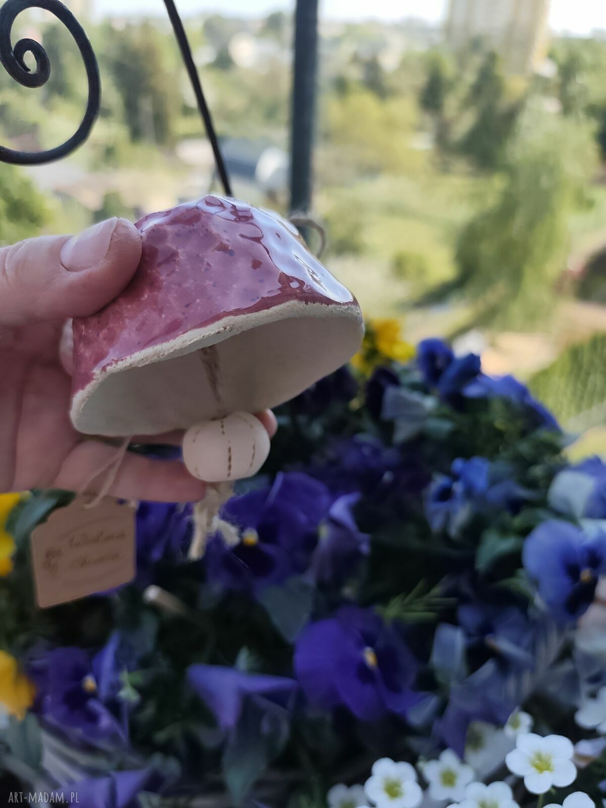 Dzwonek ceramiczny Dar Dom - wybierz kolor i dodaj uroku wnętrzu