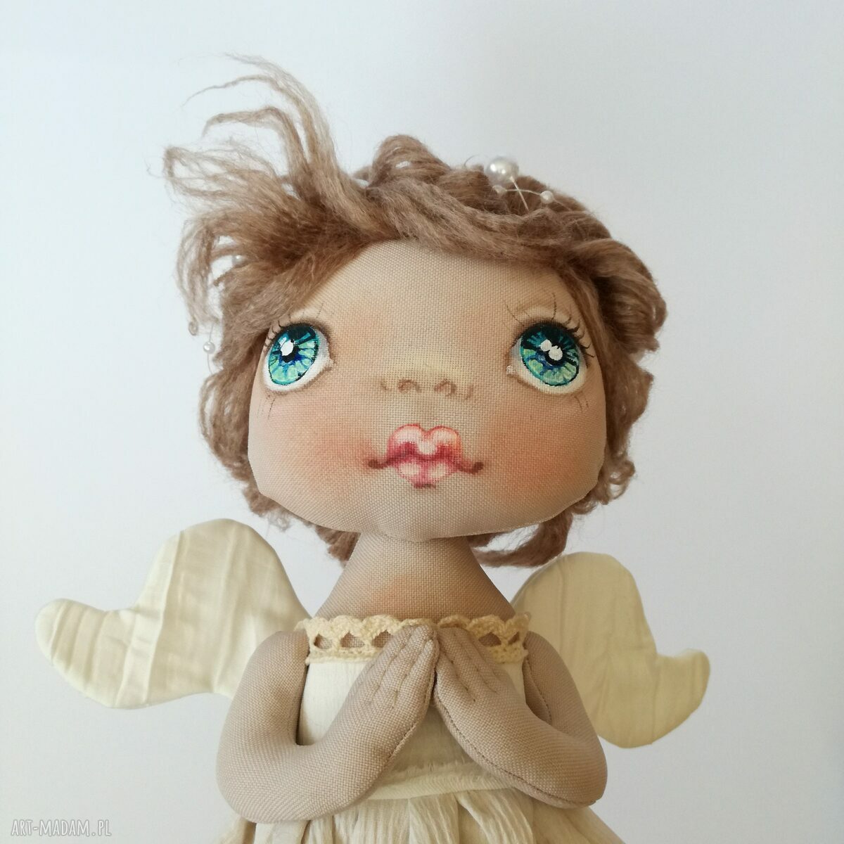 e-piet Aniołek - dekoracja ścienna, figurka tekstylna (ok. 25 cm)