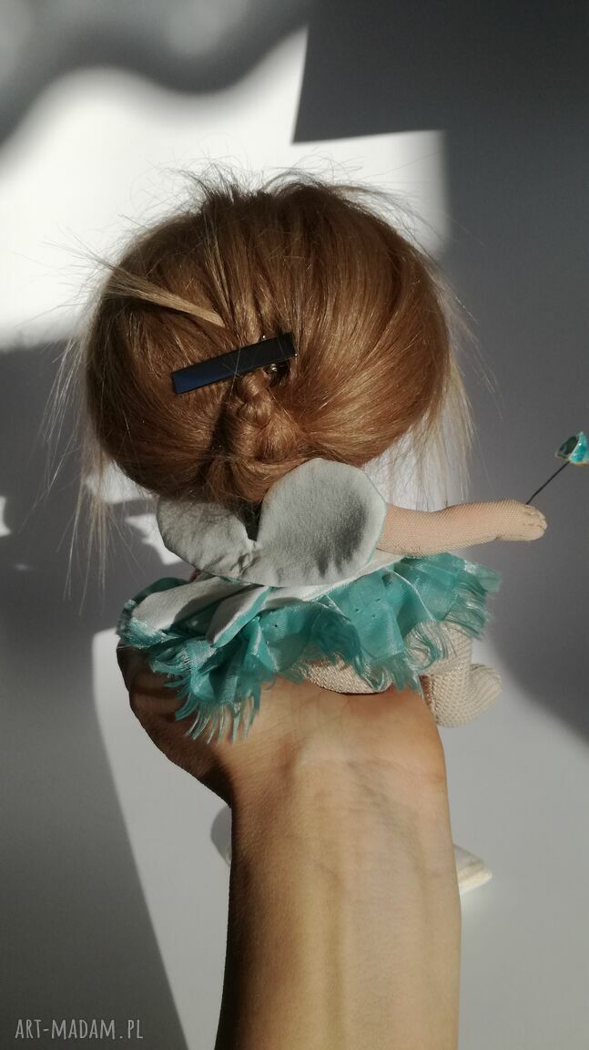 Szkrab - wróżka Zębuszka tekstylna dekoracja na komodę 18 cm