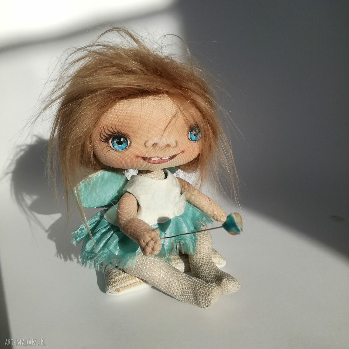 Szkrab - wróżka Zębuszka tekstylna dekoracja na komodę 18 cm