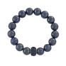 autorskie bransoletki earth energy navy blue jade with bead