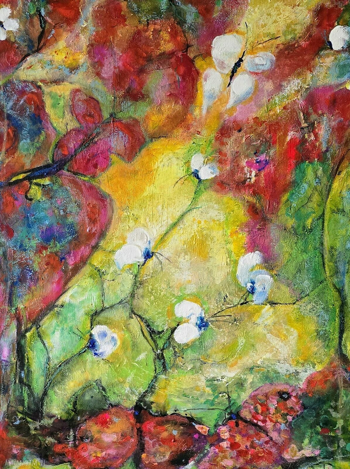 Efekt motyla 8 - obraz akrylowy z motylem 50x40 cm