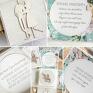 ślub scrapbooking kartki turkusowe eksplodujące pudełeczko - podarek