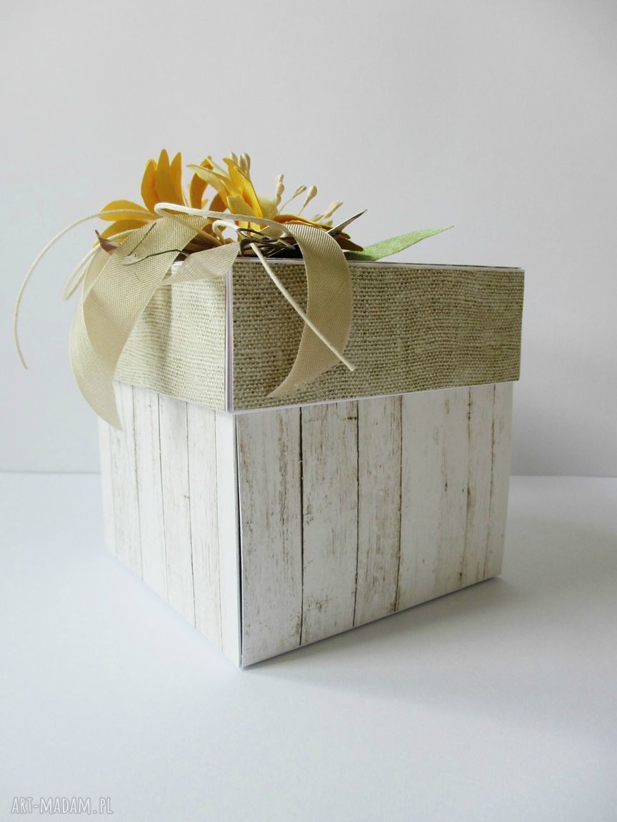 Eksplodujące pudełko urodzinowe - kartka scrapbooking z efektami 3D