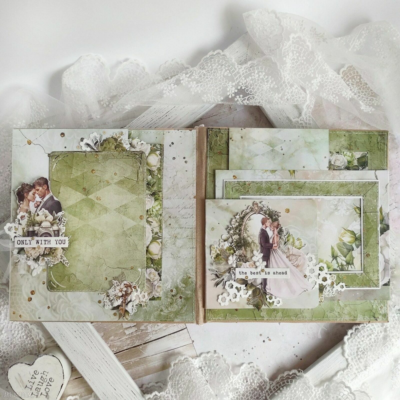 Elegancka pamiątka ślubna - album na zdjęcia ślubne