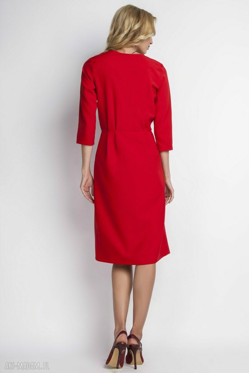 Elegancka sukienka, SUK131 czerwony