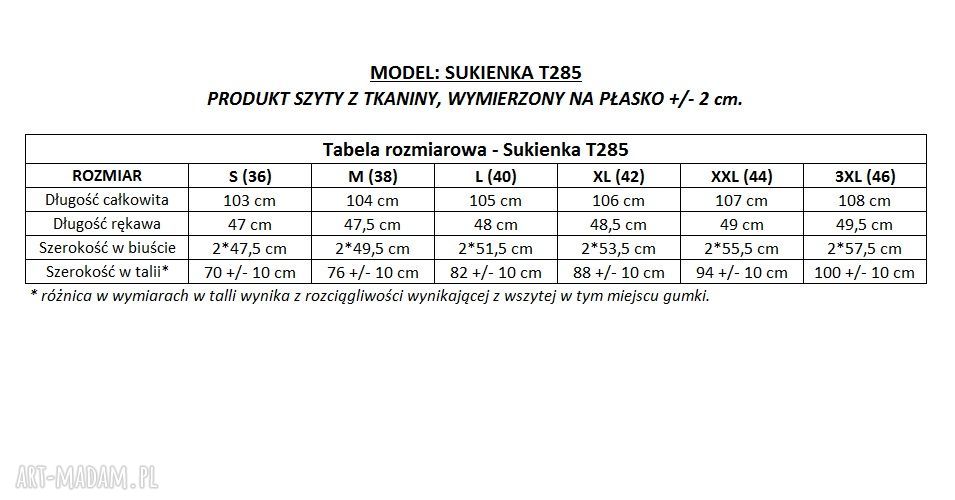 Biała sukienka Tessita T285 z falbaną w pasie